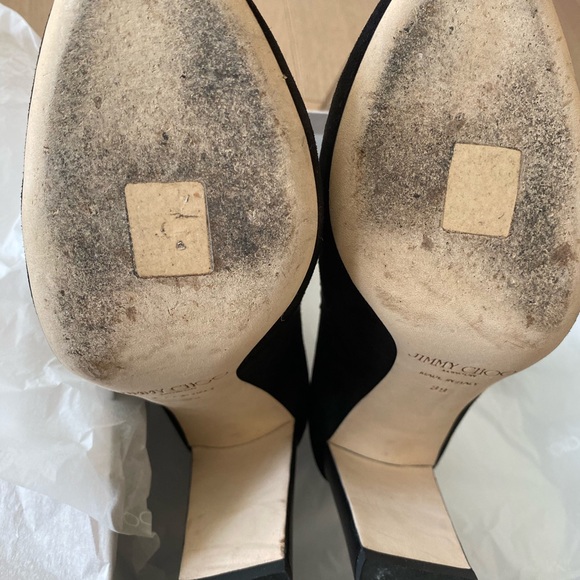 Jimmy Choo Seude and Leather Lace Up Bootie - Picture 3 of 7